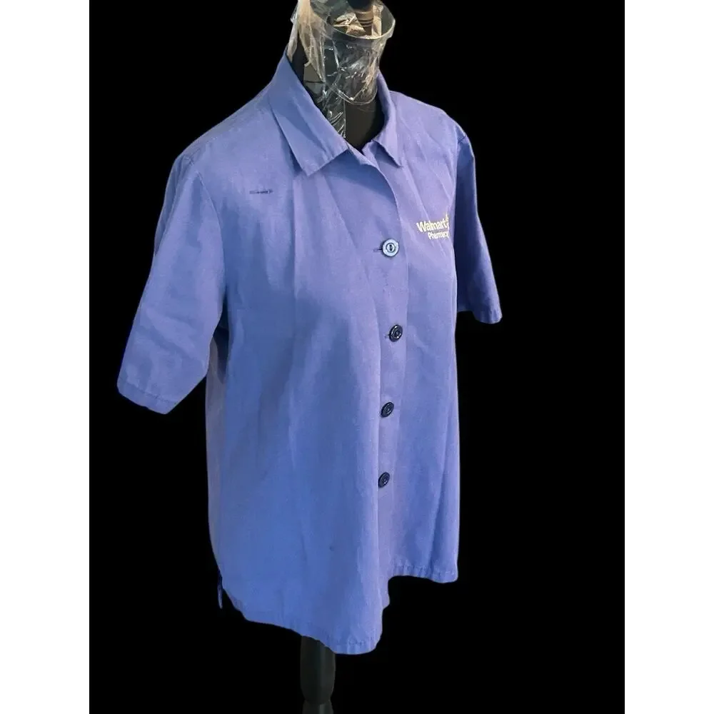 Walmart‎ Pharmacy Associate Uniform Shirt Adult Small Superior Uniform Group